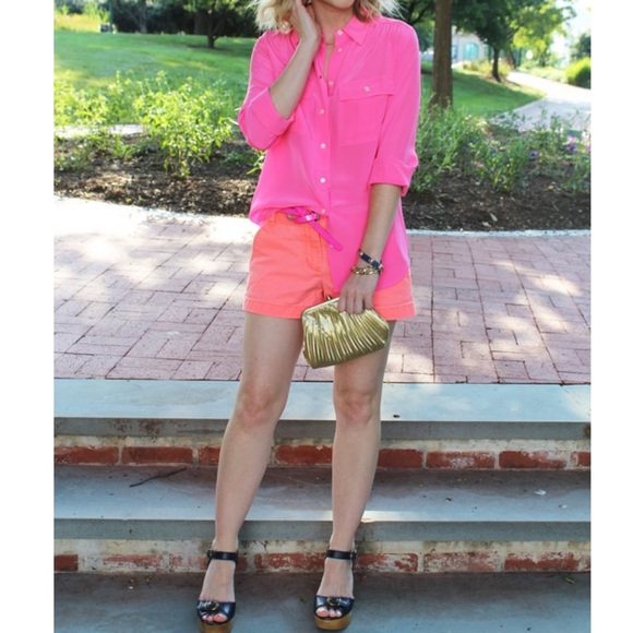 American eagle shorts neon, tan ready beautiful - Picture 2 of 6